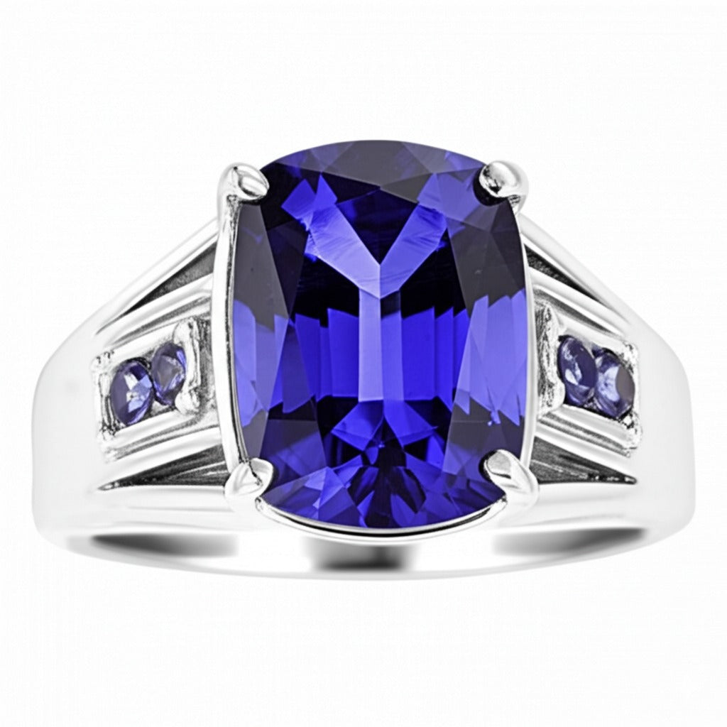 Men's tanzanite ring