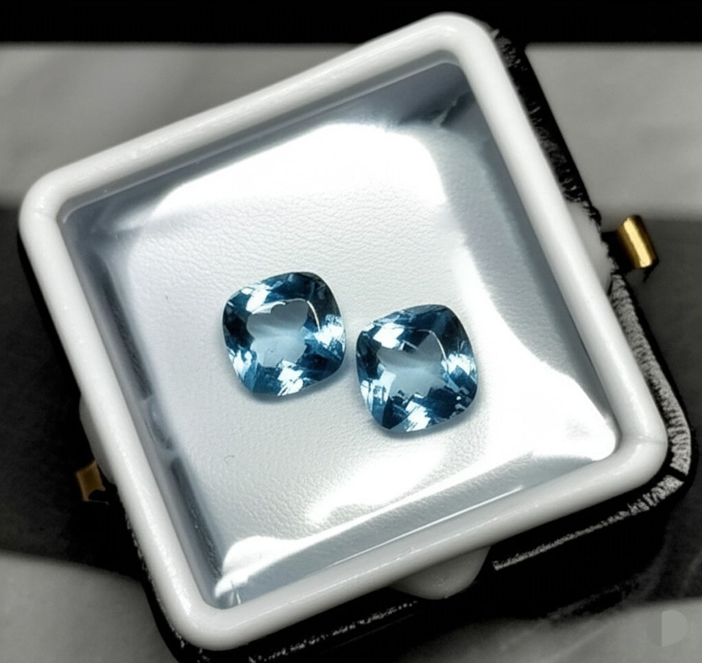 Sky blue topaz