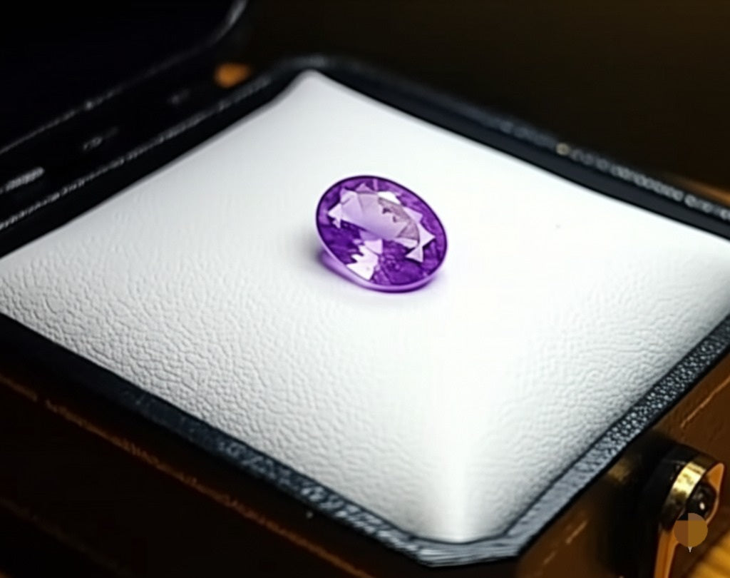 Pinkish purple ceylon sapphire