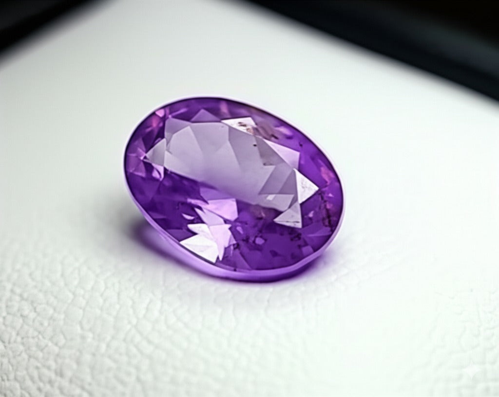 Pinkish purple ceylon sapphire