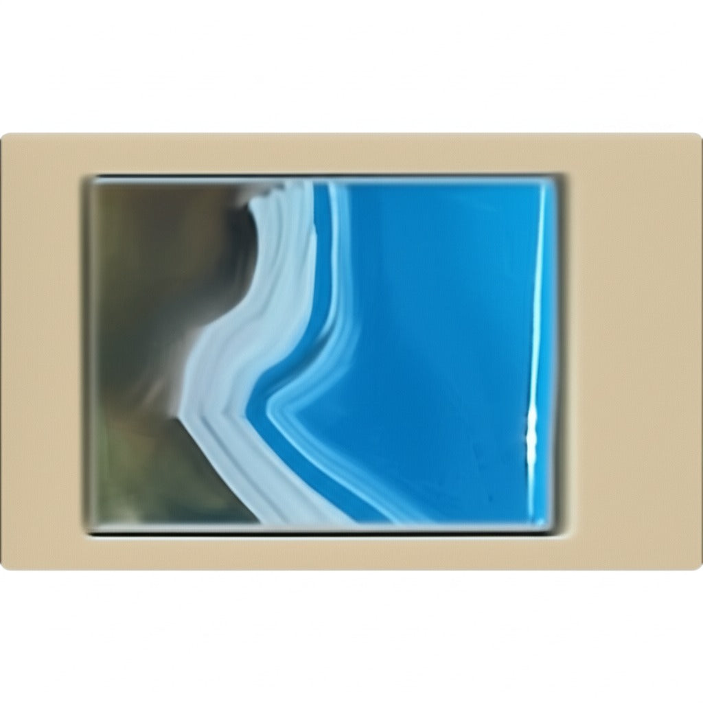 Blue pattern agate