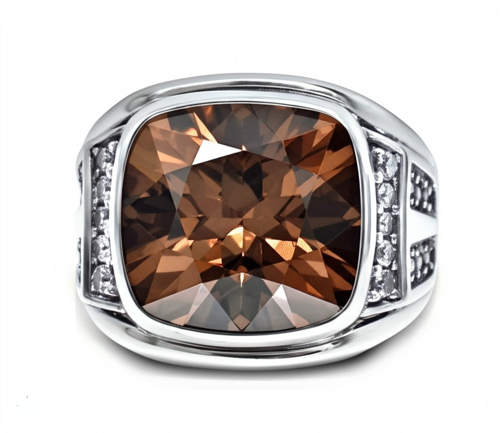 men`s zircon ring