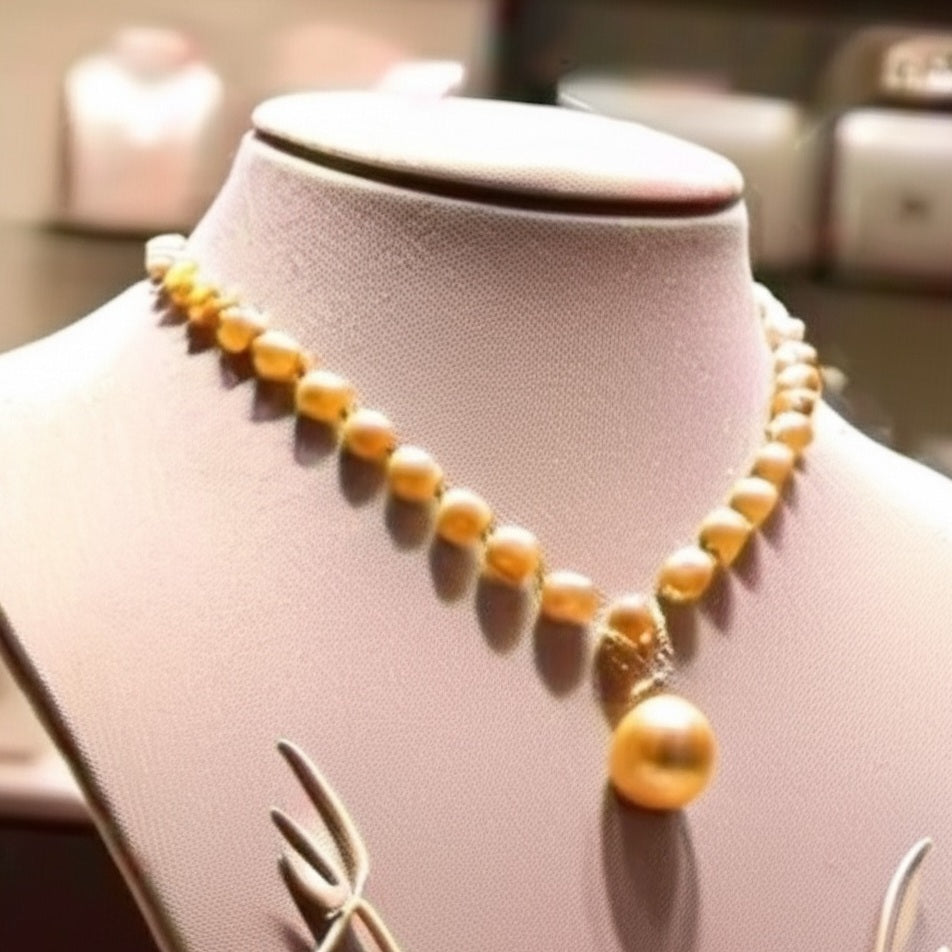 Women's pearls jewelry set