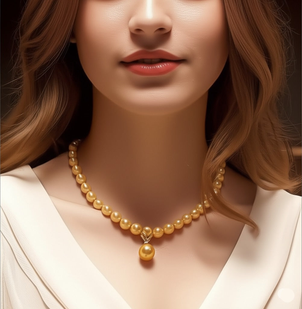 Women's pearls jewelry set