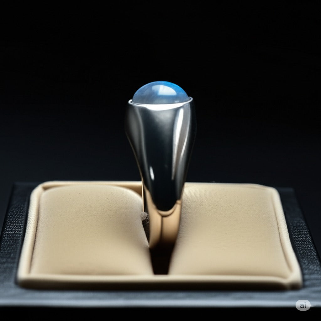Men's moonstone Ring