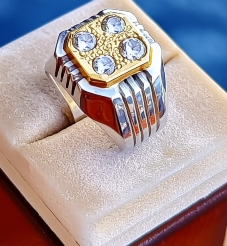 Men's diamond ring