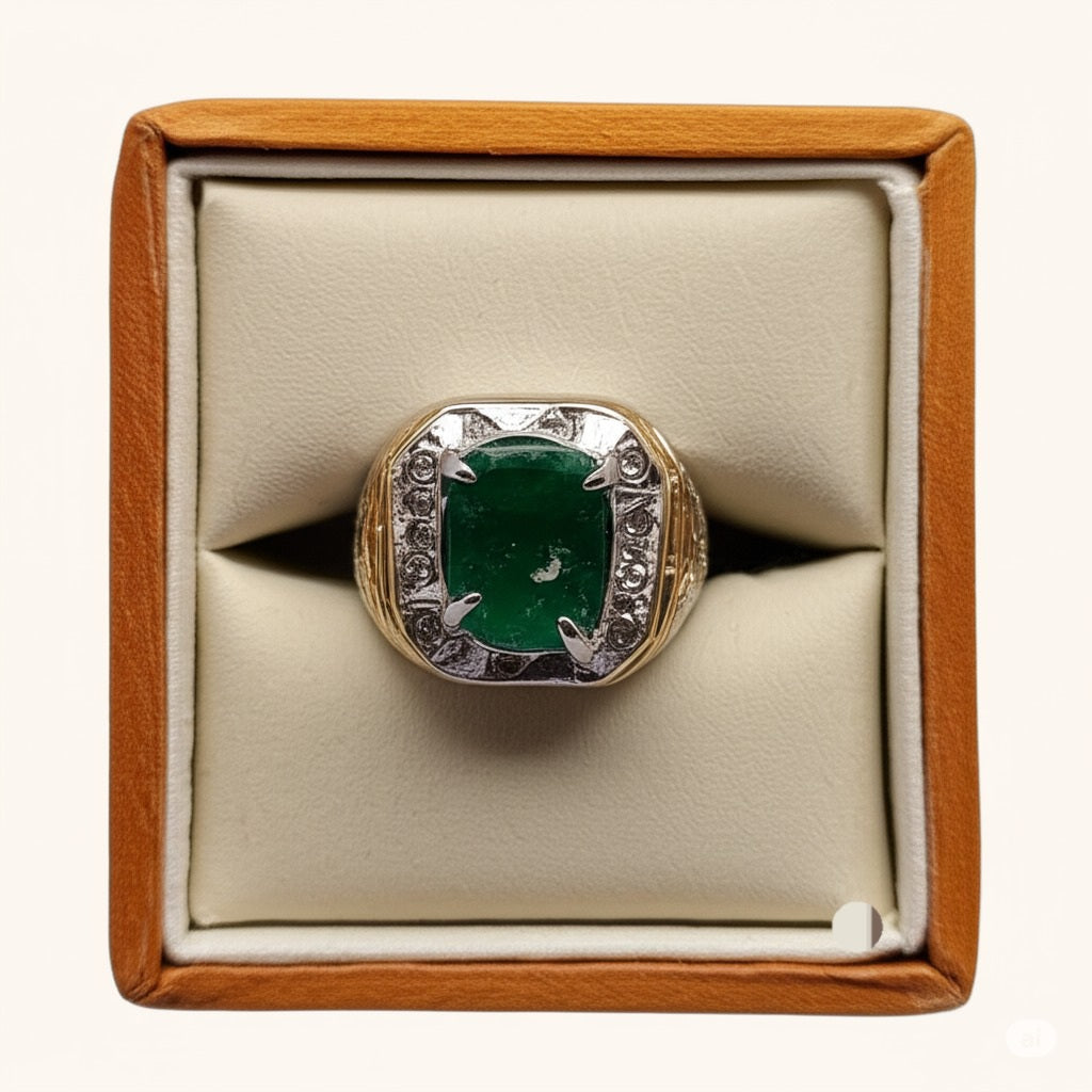 Zambian Emerald Ring