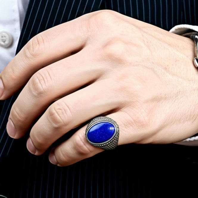 Men's Lapis Ring