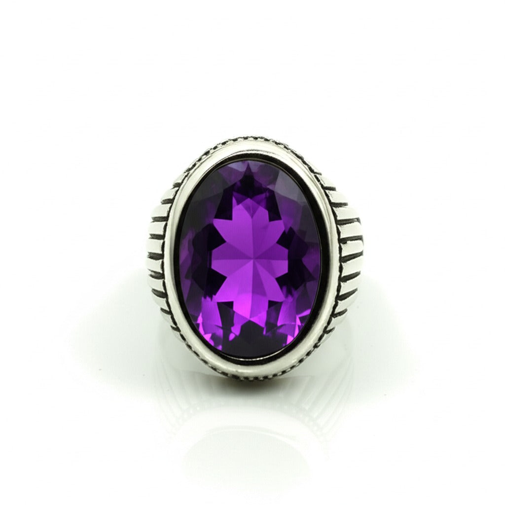 Purple sapphire Ring