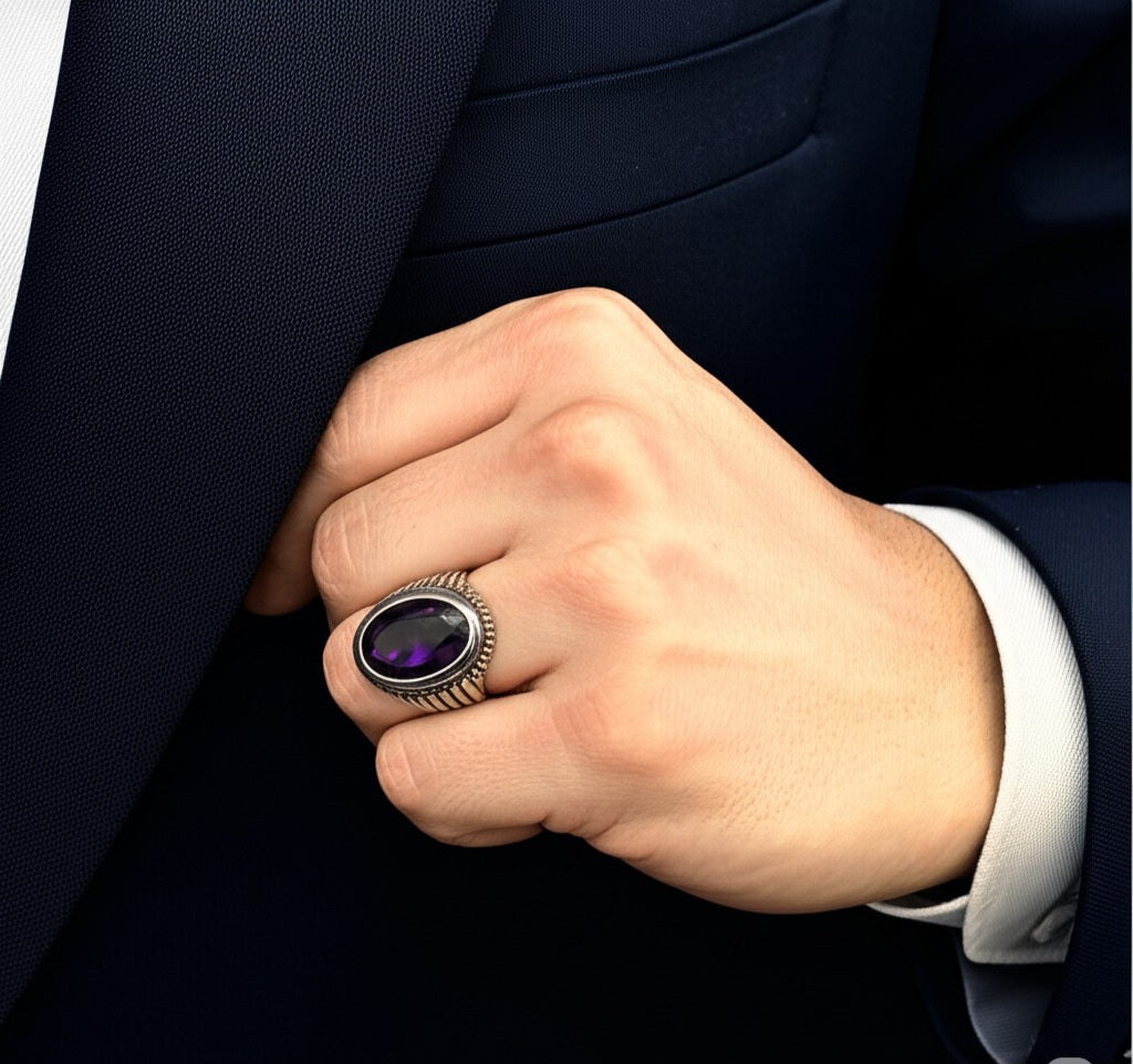 Purple sapphire Ring