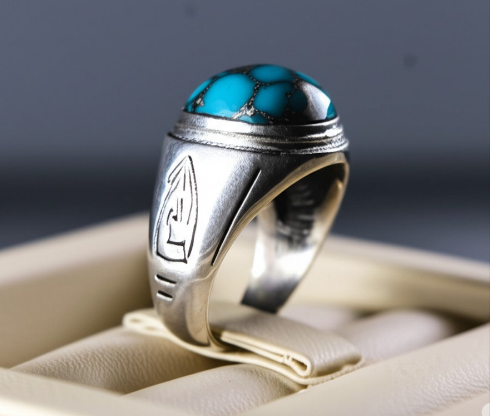 Blue Turquoise Ring