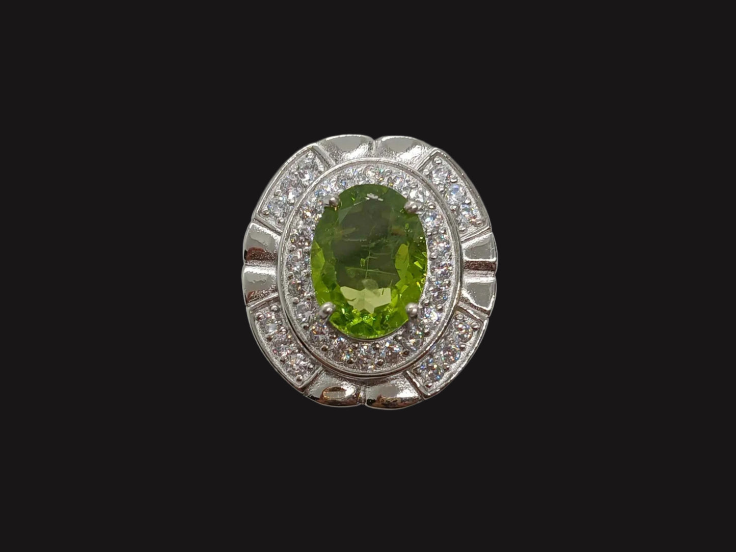 Men's Peridot ring