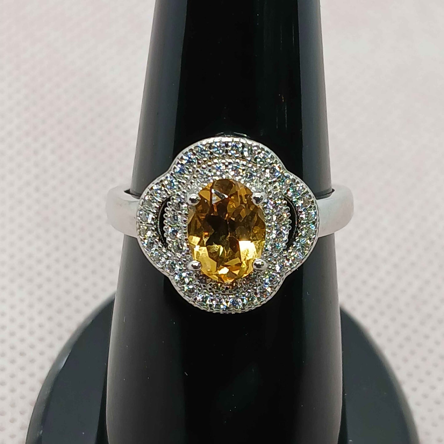 Women's yellow sapphire Ring