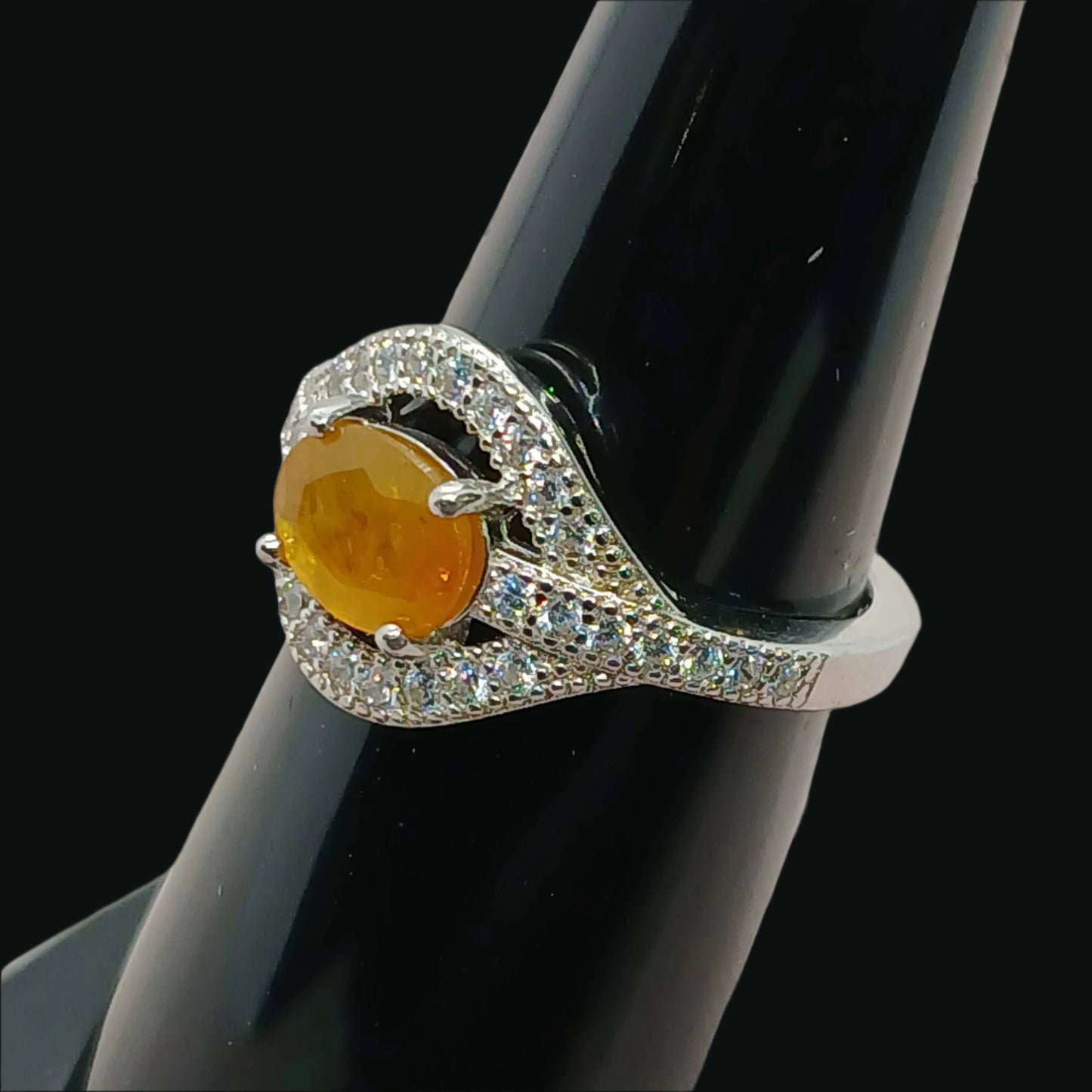 Women's yellow sapphire Ring