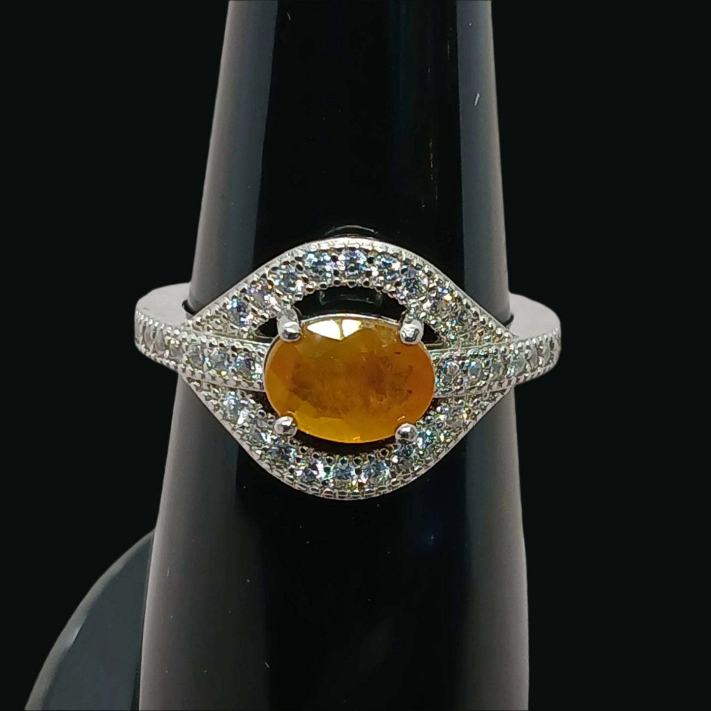 Women's yellow sapphire Ring