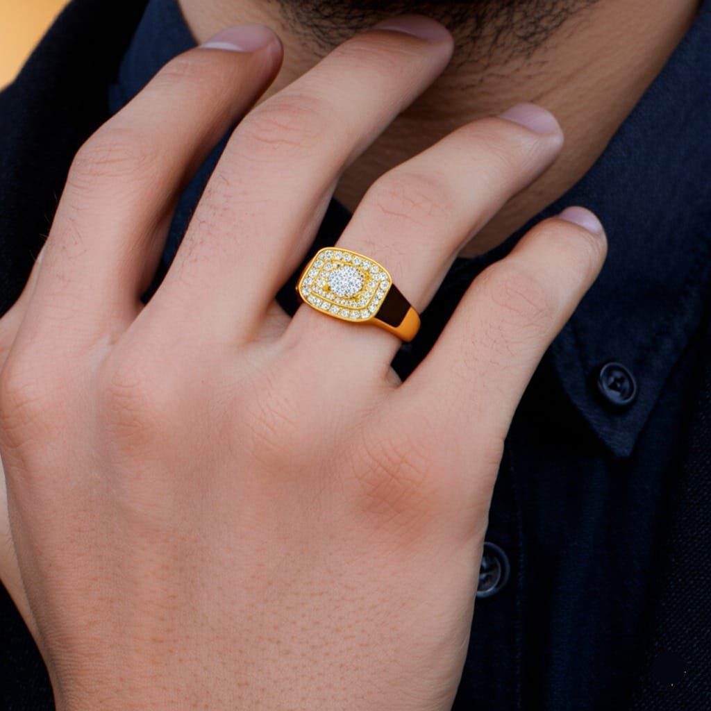 Men's diamond ring