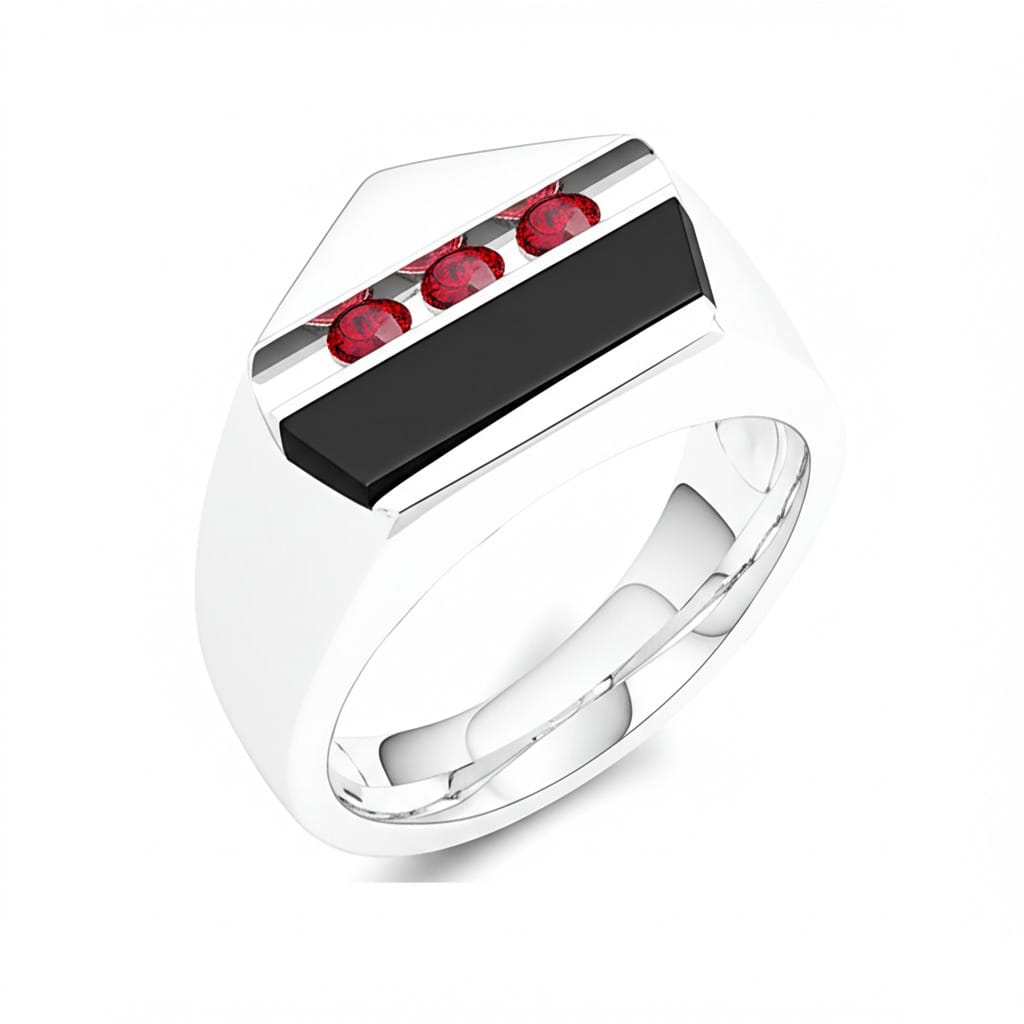 Men's ruby ring