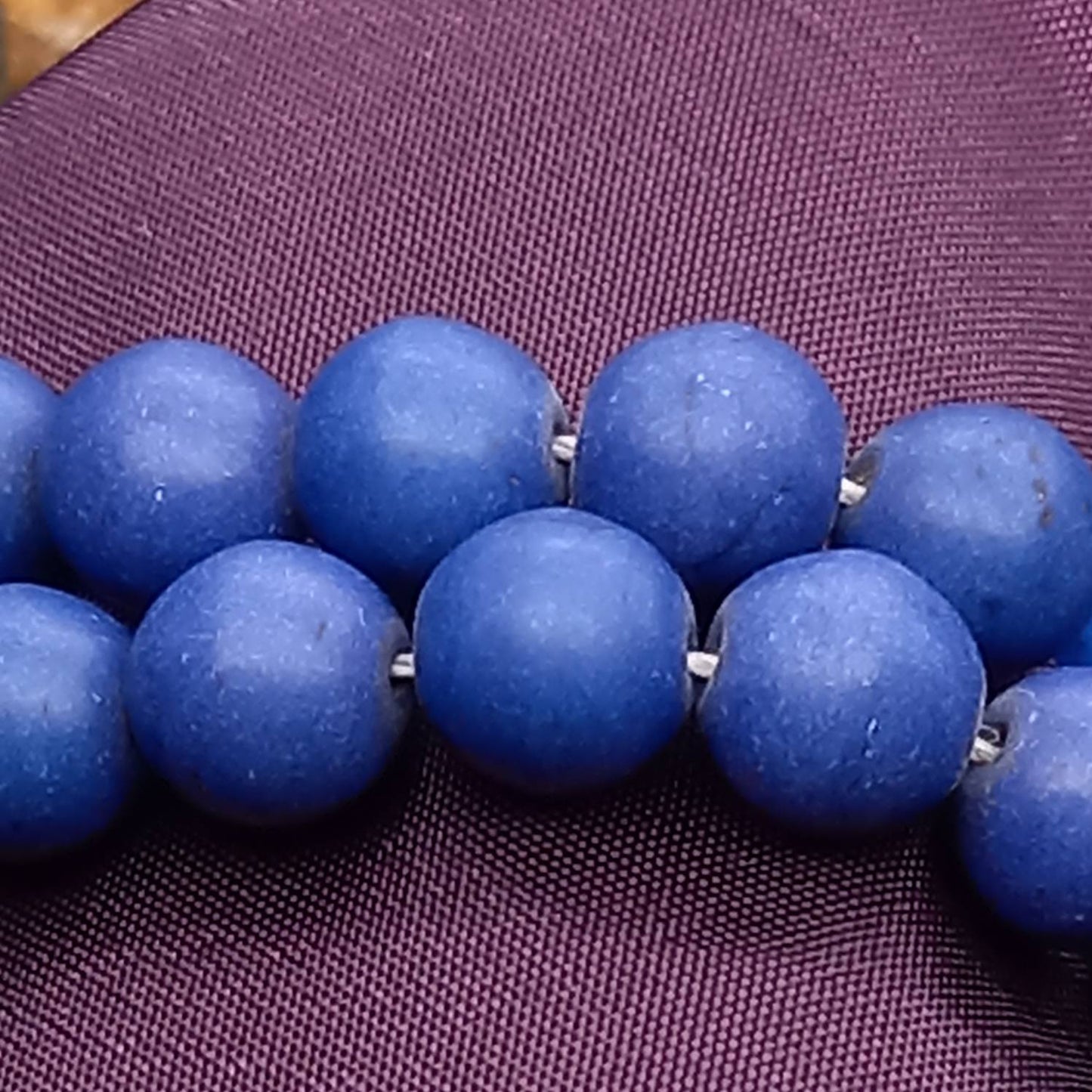 Lapis stone counting beads (tasbih)