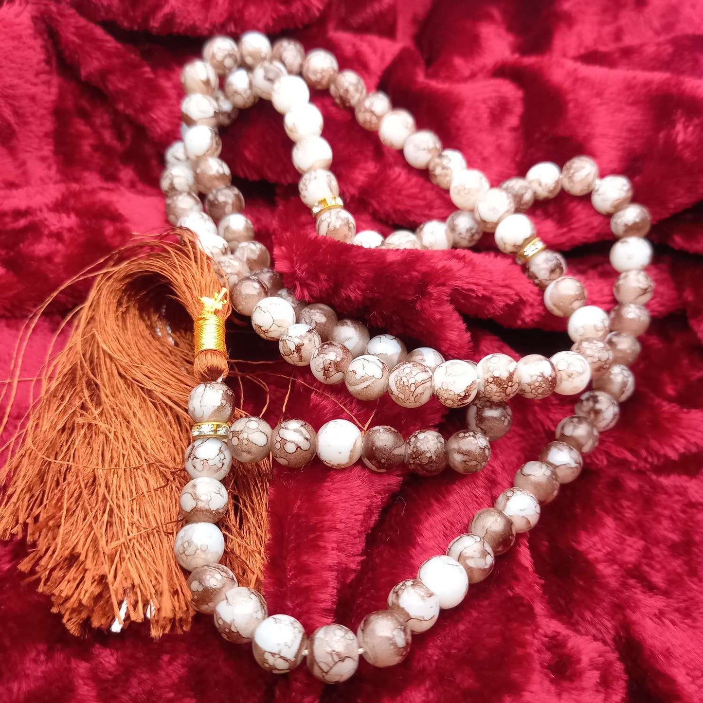 Dandrite agate counting beads (tasbih)