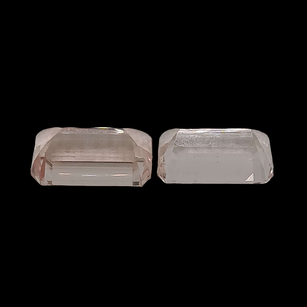 Morganite pair gemstone 18.51 cts