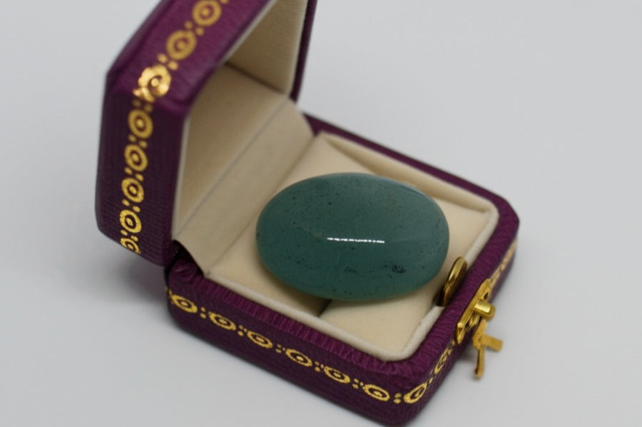 Aquamarine men's ring