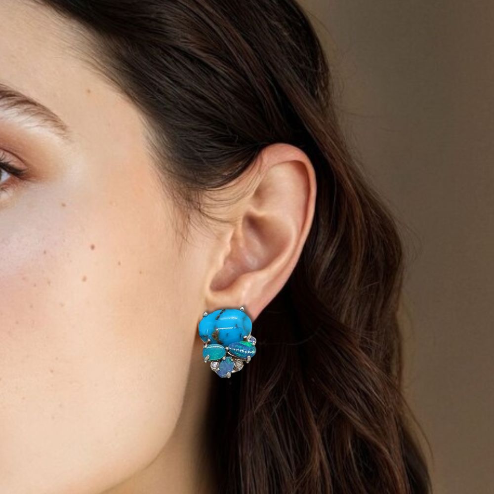 Women's ear tops earrings