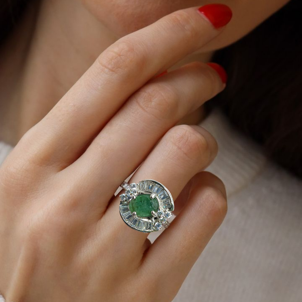 Women's peridot Ring