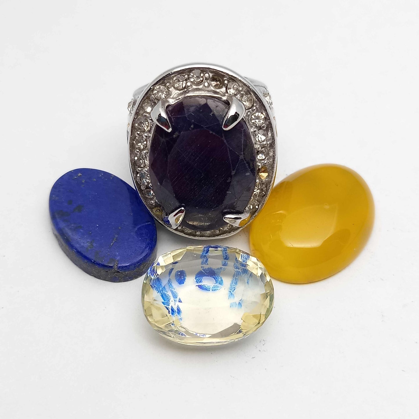 Dark blue Sapphire Ring