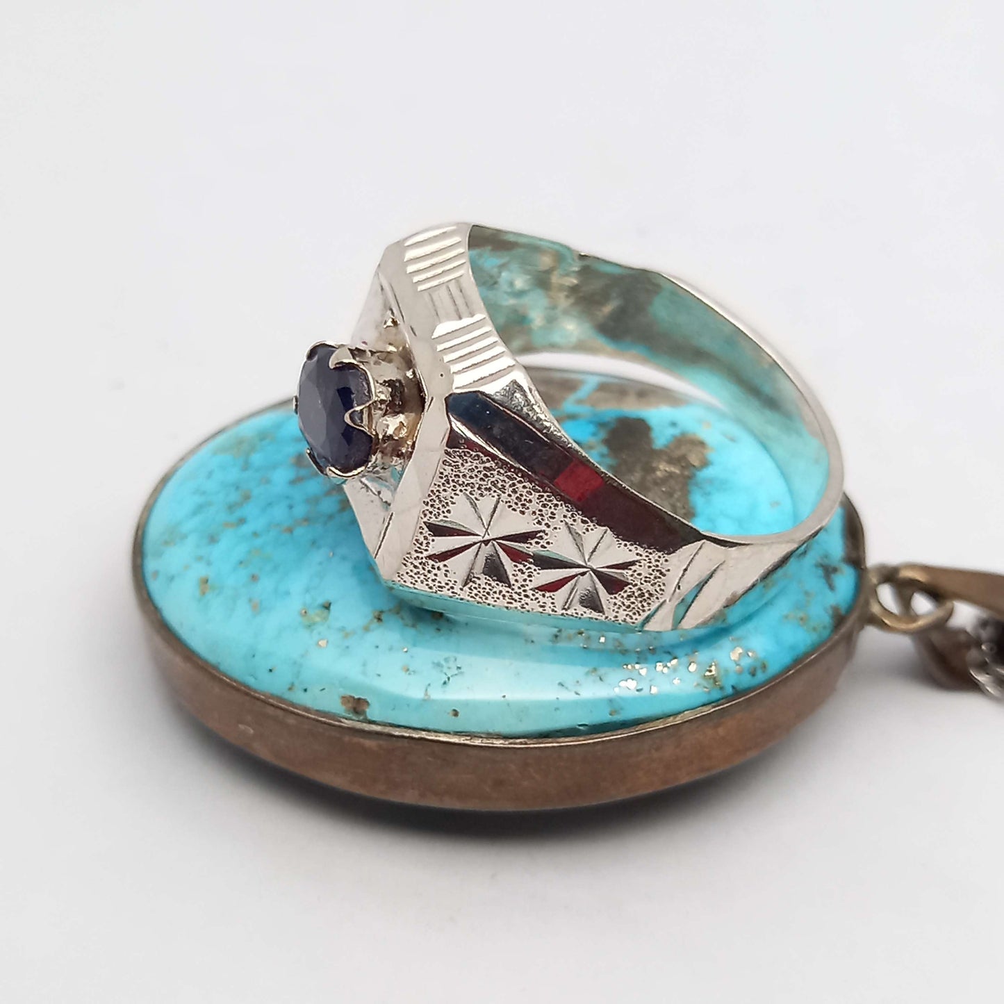 Blue Sapphire Custom Ring