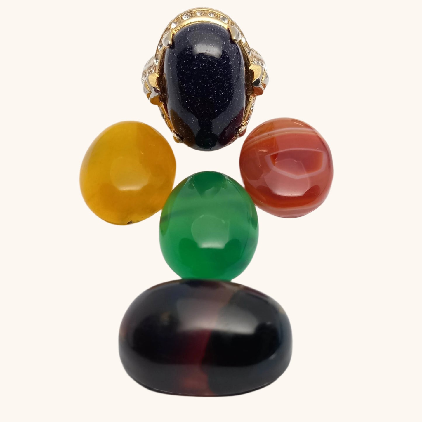 Blue Sunstone Ring