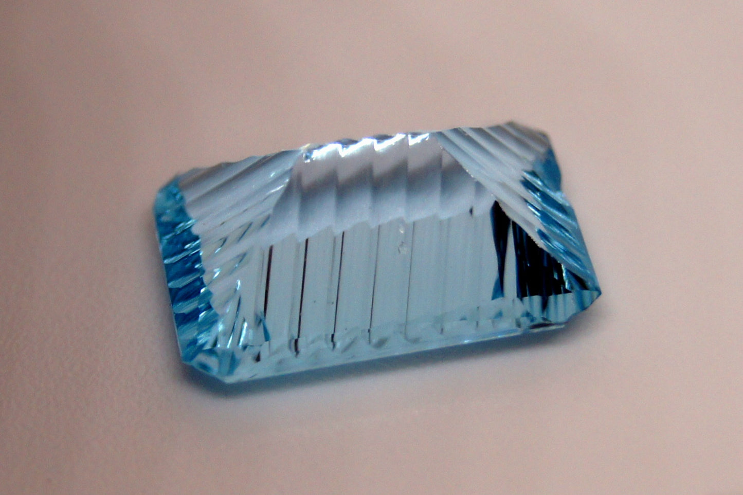 Sky blue topaz pendant