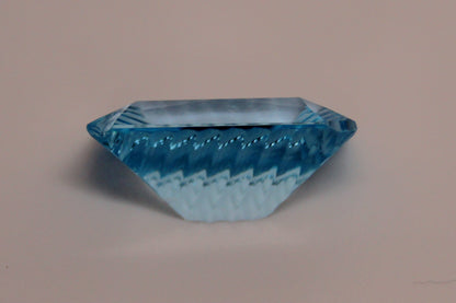 Sky blue topaz pendant