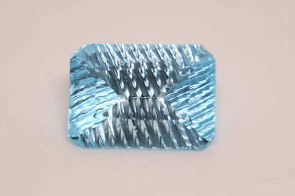 Sky blue topaz pendant