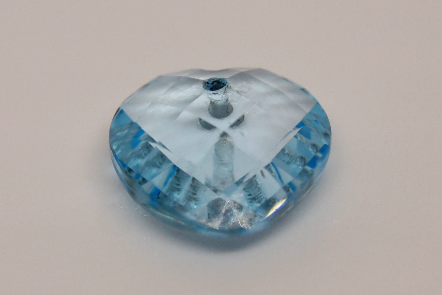 Sky blue topaz pendant