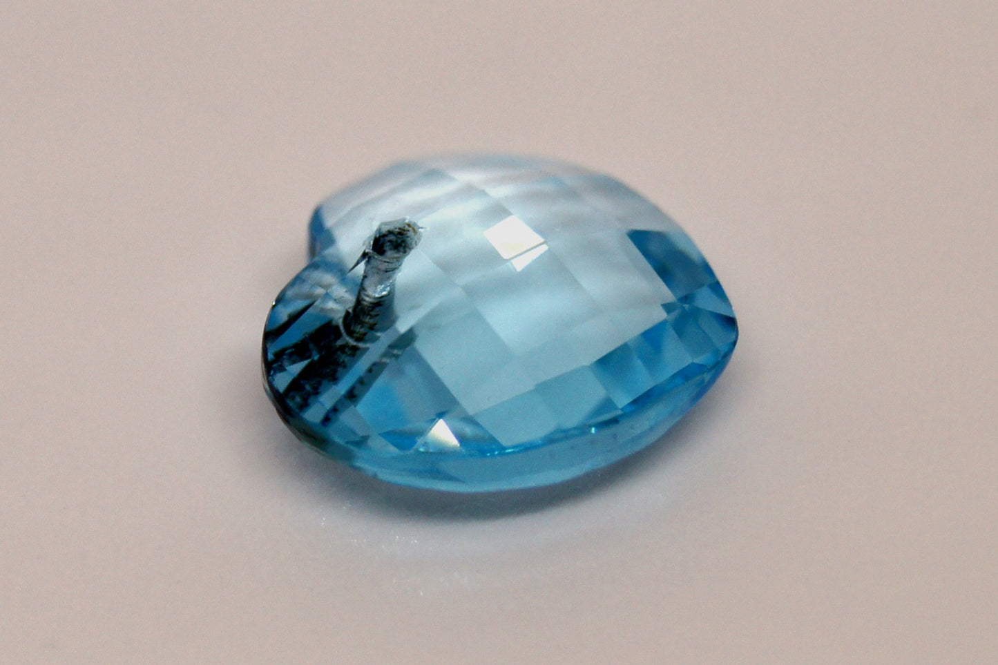Sky blue topaz pendant