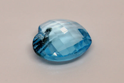 Sky blue topaz pendant