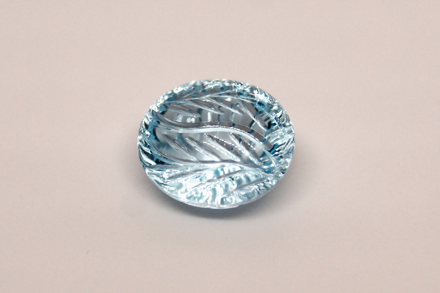 Sky blue topaz women's ring