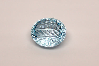 Sky blue topaz women's ring