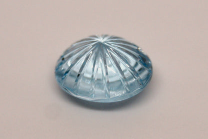 Sky blue topaz women's ring