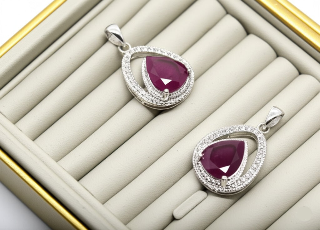 Women's ruby pendant