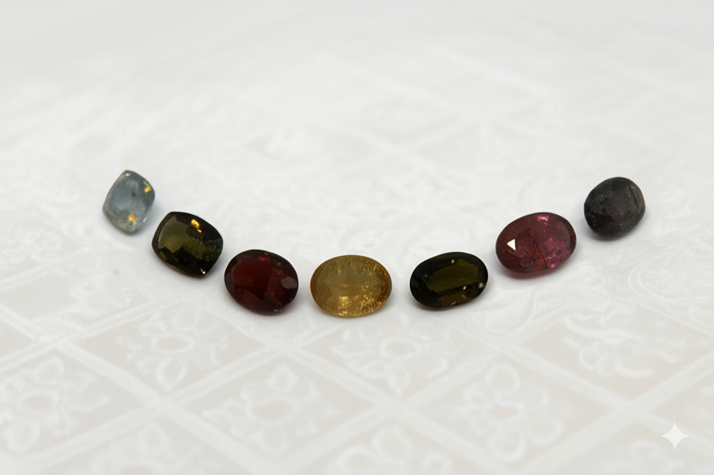 Women's multi colour tourmaline bracelet