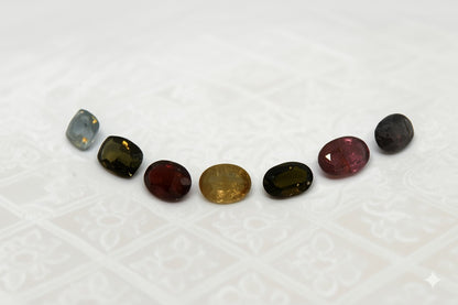 Women's multi colour tourmaline bracelet