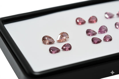 Pink Tourmaline Women's jewelry set