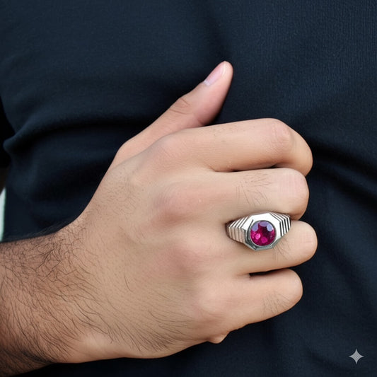 Men's rubilite Ring
