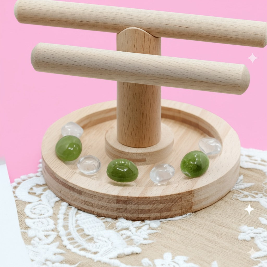 Women's peridot and crystal bracelet