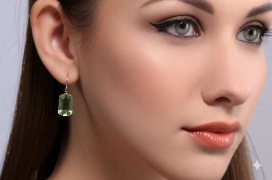 Banded flourite Women's earrings