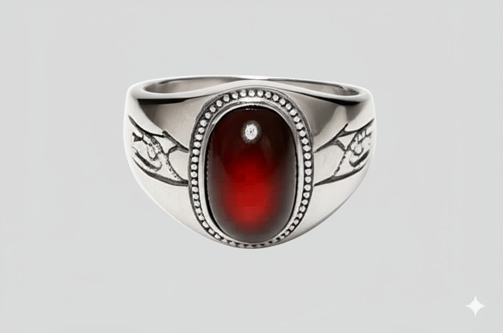 Men's yameni agate  Ring