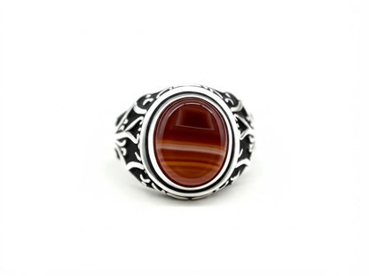 Men's sulemani agate Ring