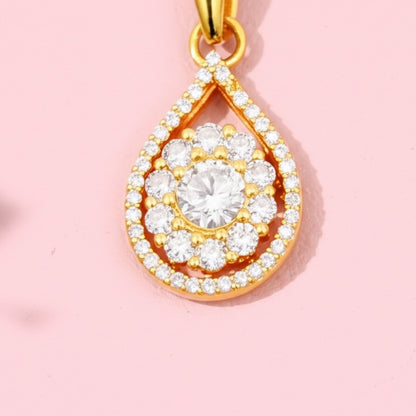 Women's luxury diamond jewelry set