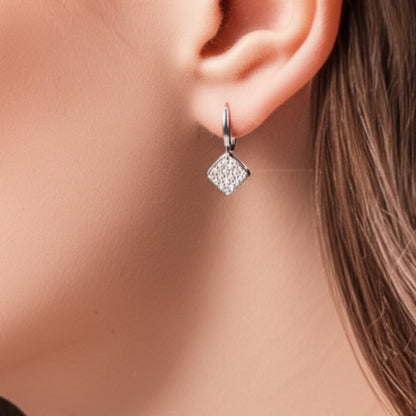 Women's luxury gold earrings (Diamond)